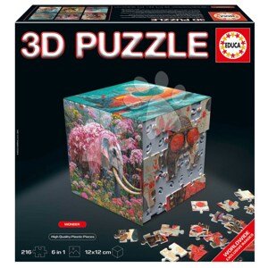 Puzzle Wonder 3D Cube Educa 216 dielov od 8 rokov