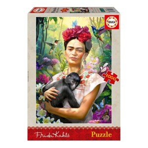 Puzzle Jardín De La Vida Frida Kahlo Educa 1000 dielov a Fix lepidlo