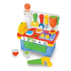 Detský pracovný stôl Activity s náradím, hudbou a svetlami Kiddieland 41103 od 18 mesiacov
