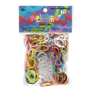 Rainbow Loom detské gumičky mix farieb 22017