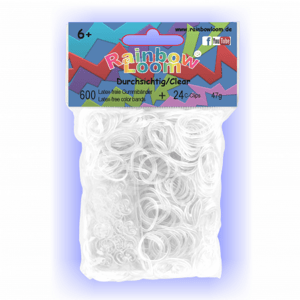 Rainbow Loom detské gumičky 20624 priesvitné