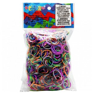 Rainbow Loom detské gumičky strakatý mix 05981