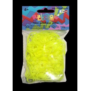 Rainbow Loom detské neónové gumičky 20228 žlté
