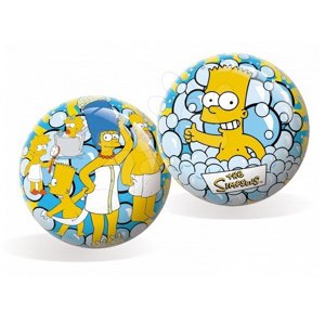Unice detská lopta Simpsonovci 2572 modro-žltá