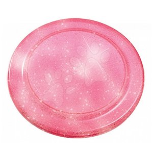 Écoiffier lietajúci tanier trblietavý 16202-D ružový
