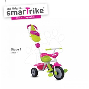 smarTrike detská trojkolka Play GL 1470200 ružovo-zelená