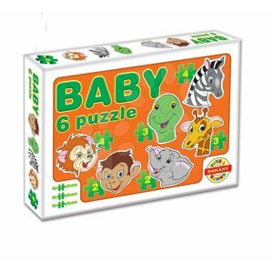 Dohány Baby puzzle exotické zvieratká 635-4