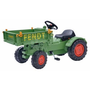 BIG šliapací traktor Fendt na reťazový pohon s plošinou a klaksónom 56552