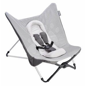 Dojčenské lehátko Evolutive Compact Baby Seat II Beaba Heather Grey šedé skladacie od 0 mes