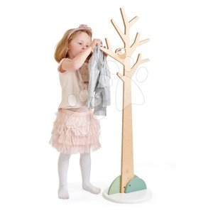 Drevený vešiak strom s konármi Forest Coat Stand Tender Leaf Toys s vtáčím hniezdom