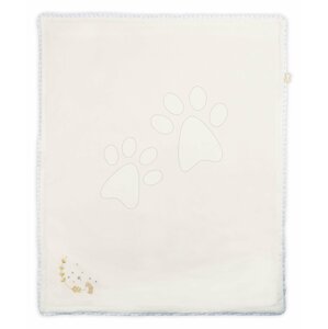 Deka pre najmenších My Super Soft Blanket Perle Kaloo biela 85*70 cm z mäkkého materiálu s výšivkou od 0 mes