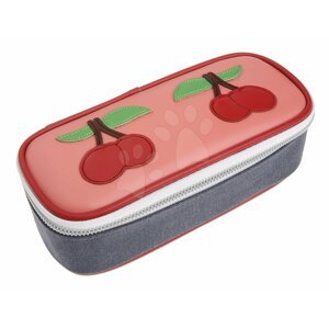 Školský peračník Pencil Box Cherry Pink Jeune Premier ergonomický luxusné prevedenie 22*7 cm