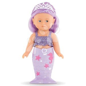 Bábika Morská panna Naya Mini Mermaid Corolle s modrými očami a fialovými vlasmi 20 cm