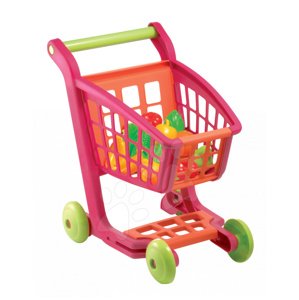 Écoiffier detský nákupný vozík Bubble Cook 1225 ružovo-oranžový