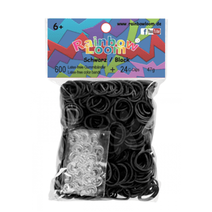 Rainbow Loom detské gumičky 22024 čierne