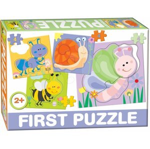 Dohány puzzle 4-obrázkové Baby First Chrobáky 639-4