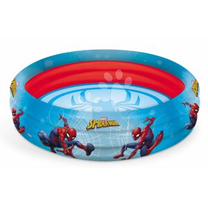 Mondo trojkomorový nafukovací bazén Spiderman 100 cm 16345 červený