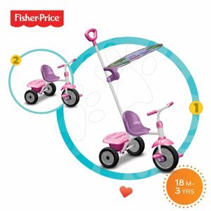 Trojkolka smarTrike Fisher-Price Glee Plus 3300233 ružovo-fialová