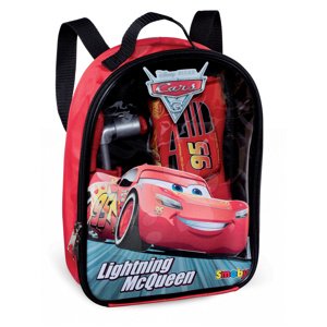 Smoby batoh pre deti s náradím Autá 3 a skladacie autíčko McQueen