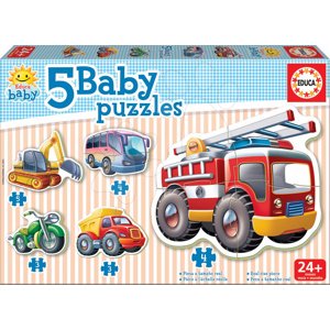 Educa baby detské puzzle Dopravné prostriedky 14866