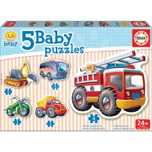 Educa baby detské puzzle Dopravné prostriedky 14866