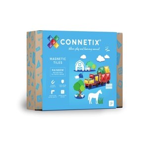 Connetix Connetix Tiles - Magnetická Stavebnica Dúhová Motion 24 ks