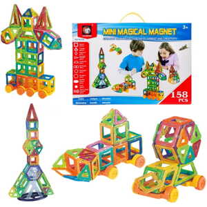 mamido Magnetická stavebnica Magical Magnet 158 dielov