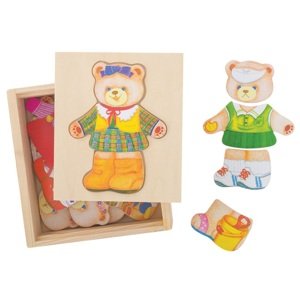 Dvěděti Dvěděti Oblékací puzzle Pani medvedice