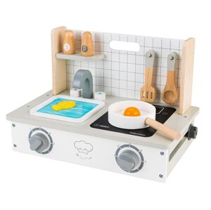 Ecotoys Ecotoys Detská drevená kuchynka s vybavením mini