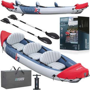 mamido Bestway Nafukovací kajak Rapid X3 pre 3 osoby + pádla a taška 381x100 cm 65132