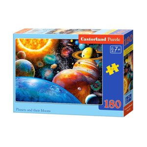 mamido Puzzle 180 dielikov Planéty a ich mesiace