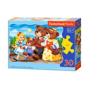 mamido Puzzle 30 dielikov Zlatovláska a tri medvede