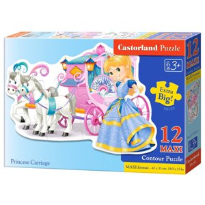 mamido Puzzle 12 dielikov MAXI Princeznin kočiar