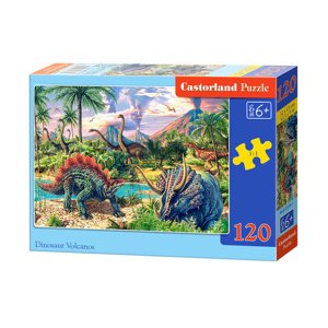 mamido Puzzle 120 dielikov Dinosaury Sopky