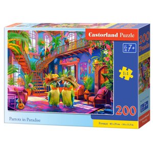 mamido Puzzle 200 Papagáje v raji B-222308