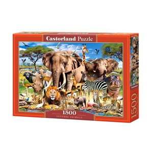 mamido Puzzle 1500 dielikov Savanna Animals