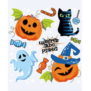 mamido Nášivky na oblečenie Halloween mini OZ0018