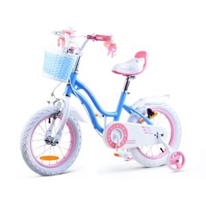 RoyalBaby Dievčenský bicykel RoyalBaby Star Girl 14 "modré