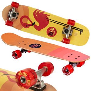 mamido Drevený skateboard ReDo Flaming 100kg