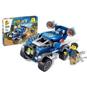 mamido Konštrukčná stavebnica 2v1 policajné buggy