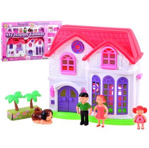 mamido Rozkladací rodinný Domček + nábytok bábiky
