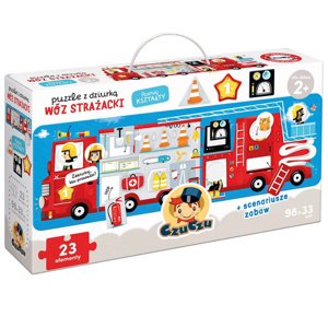 mamido CzuCzu Puzzle s otvorom Hasičské auto ZA4071