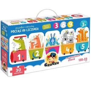 mamido CzuCzu Puzzle s otvorom Vlak na počítanie ZA4073