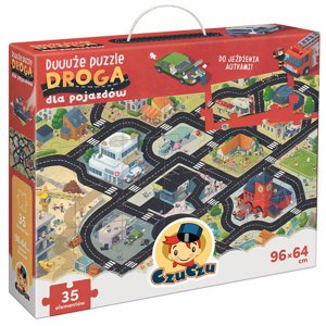 mamido CzuCzu Veľké puzzle Cesty pre vozidlá 35e ZA4083