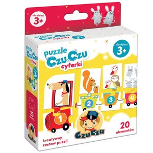 mamido CzuCzu Puzzle Vlak číslice učenie počítanie ZA4088