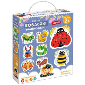 mamido CzuCzu Puzzle Chrobáčiky štvorčatá skladačky ZA4156