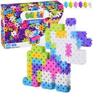 mamido Kocky WAFLE Meli Basic Pink 300 dielikov 50025