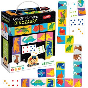 mamido CzuCzu Hra skladačka Domino Dinosaury 28 dielov ZA4222