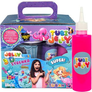 mamido Tuban Sada Tubi Jelly 6 farieb + malé akvárium - Morská panna ZA5636