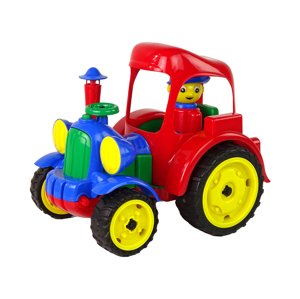 mamido Veľký Traktor Tiahlo Elektrické Autíčko Farma Figúrka Gumové Kolesá